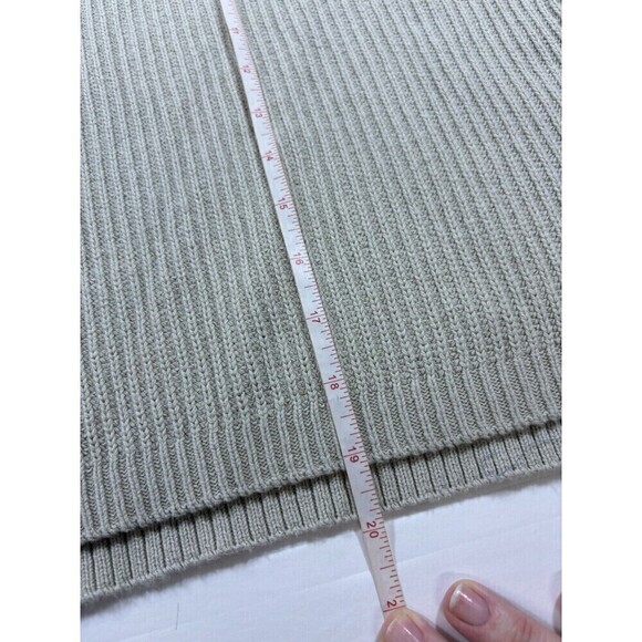 Neutral Ground Cotton Sweater Cream Small Bell Sleeves Cropped - Picture 5 of 8